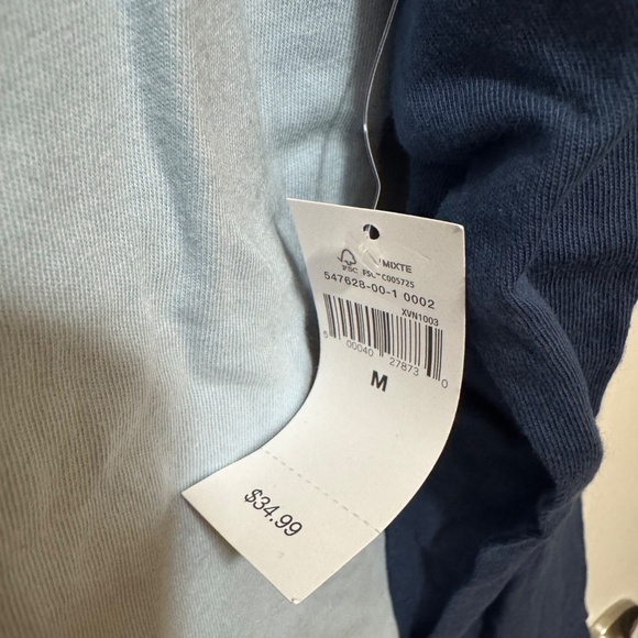 Men’s blue long sleeve raglan t-shirt (Medium) | Gap - Picture 3 of 5